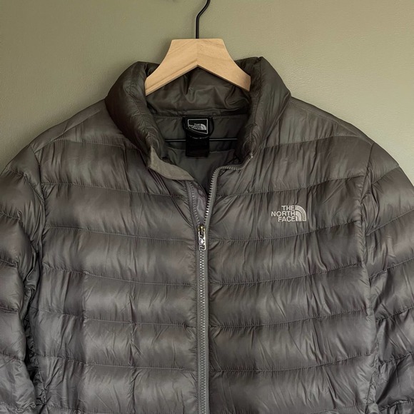 The North Face Puffer Coat Grey Size XL 700 Fill Parka Warm Comfortable Classic - Picture 4 of 16